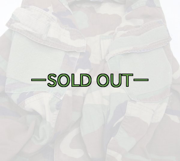 画像2: BDU上着 ウッドランド M-レギュラー 改造品 リップ 中古良品 (2)