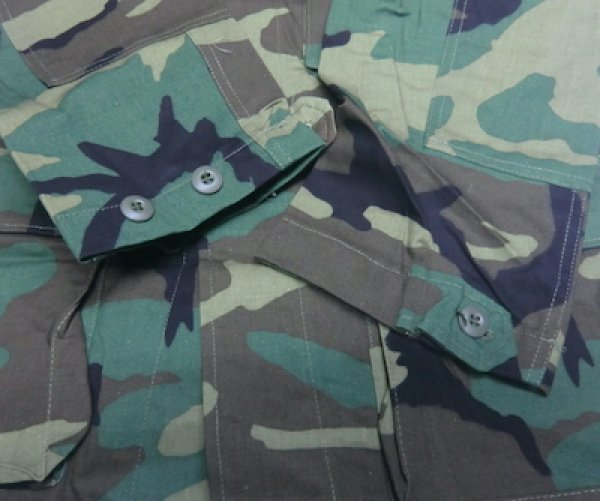 画像4: BDU上着　ウッドランド　厚手ノンリップ　80年代　S-レギュラー　未使用 (4)