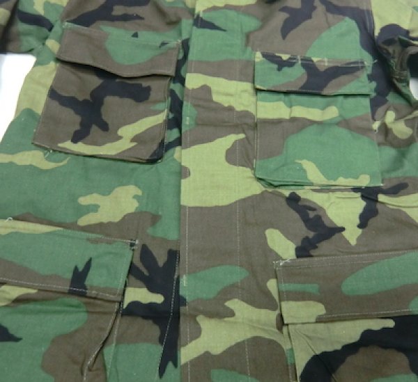 画像6: BDU上着　ウッドランド　厚手ノンリップ　80年代　S-レギュラー　未使用 (6)