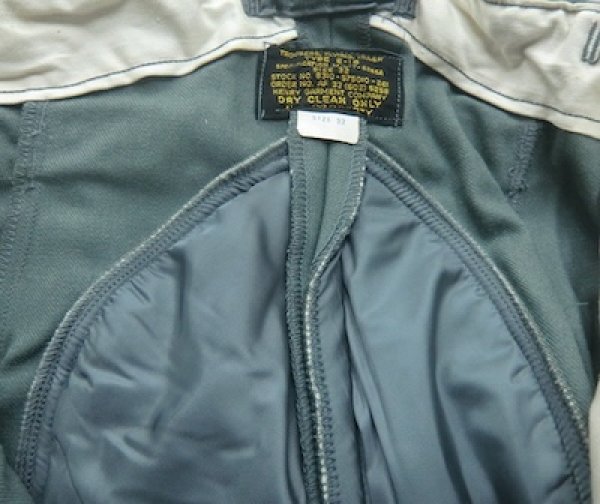 画像9: E-1Bフライトパンツ ライナー W32 極上 50年代 AFマーク (9)