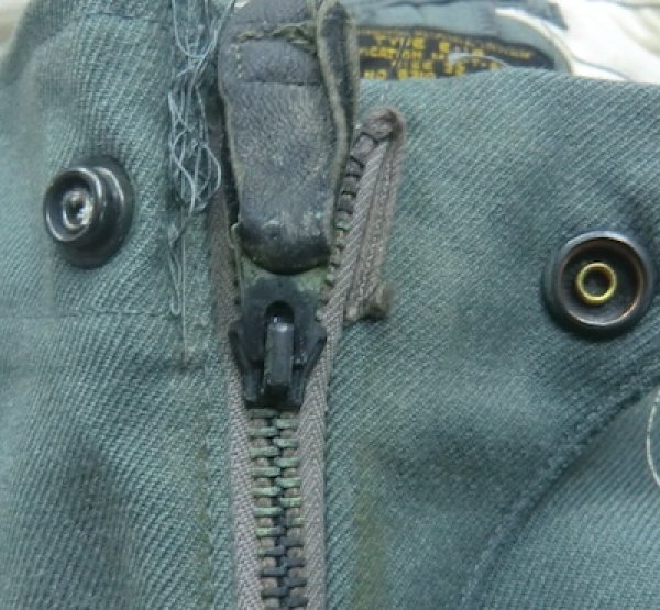 画像4: E-1Bフライトパンツ ライナー W32 極上 50年代 AFマーク (4)