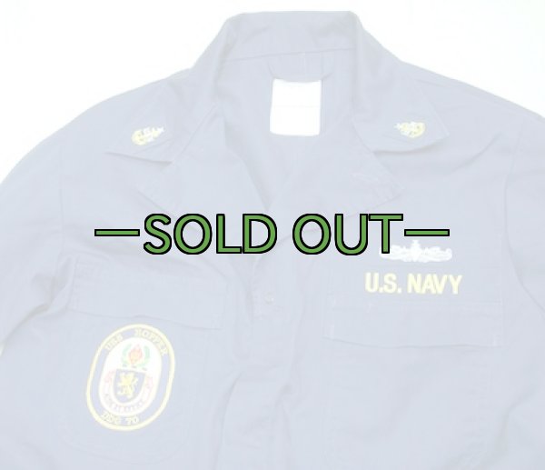 画像2: メカニックツナギ　USS HOPPER　48XL　中古良品〜上 (2)