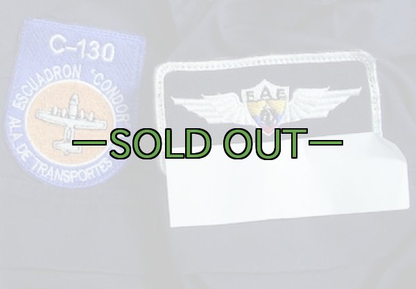 画像2: メカニックツナギ　C-130 ESCUADRON　46S　中古良品〜上 (2)