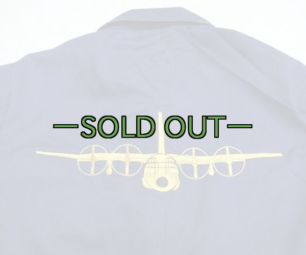 画像4: メカニックツナギ　C-130 ESCUADRON　46S　中古良品〜上 (4)