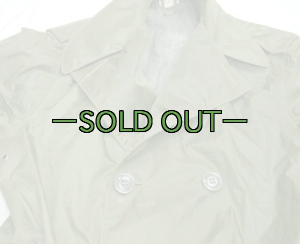 画像2: 軍用レインコート ARMY 薄手 60年代 (2)