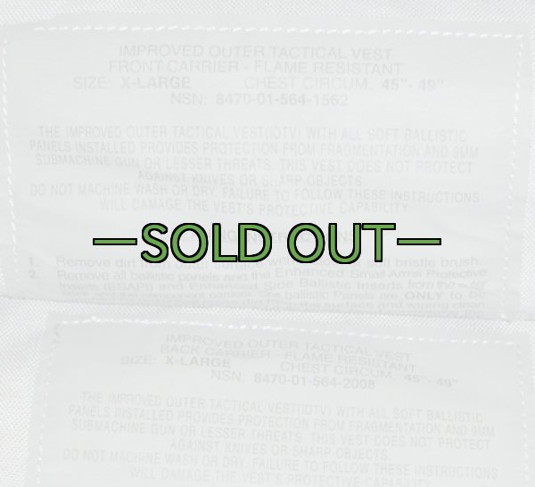 画像3: ACU　ボディアーマー　前後のみ　IOTV　欠品品 (3)