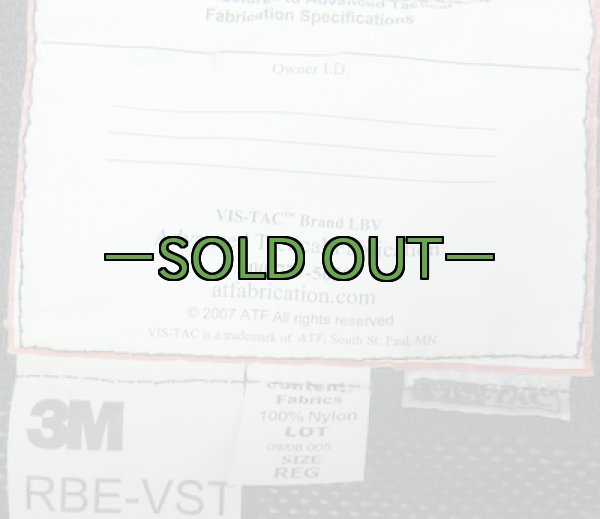 画像10: 米軍放出 3M　タクティカルベスト　黒　RBE-VST (10)