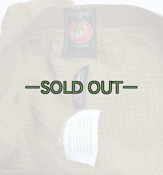 画像3: FROGポーラテック アンダーパンツ コヨーテ ワッフル 裾リプ有り (3)