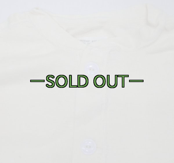 画像2: ホワイト　アンダーシャツ　ヘンリーネック　70〜80年代 (2)