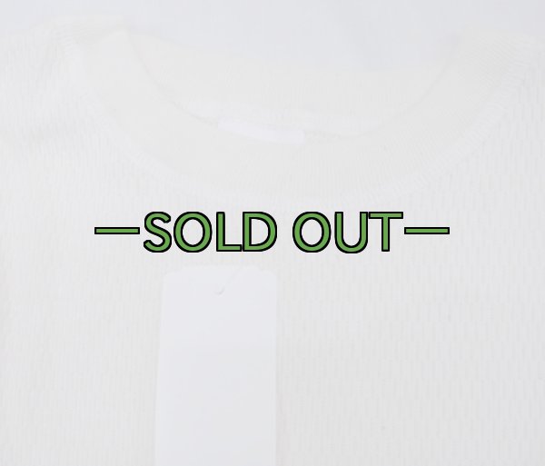 画像2: ホワイト　アンダーシャツ　ワッフル　ヘミングウェイアパレル (2)