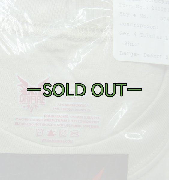 画像9: DRIFIRE　ウルトラライトウェイト　ロングスリーブシャツ　20000169-DS　タン（サンド） (9)