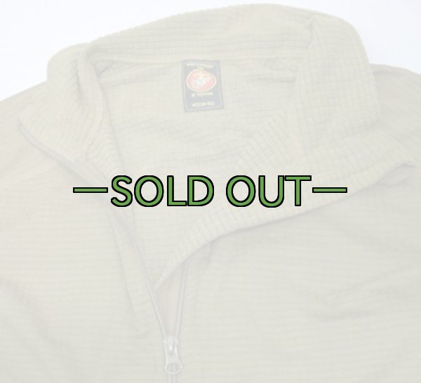 画像2: MCポーラテック プルオーバー　コヨーテ　ワッフルタイプ (2)