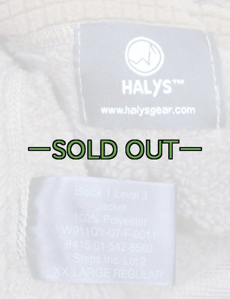 画像4: ポーラテックジャケット　L3　HALYS　コヨーテ系 (4)