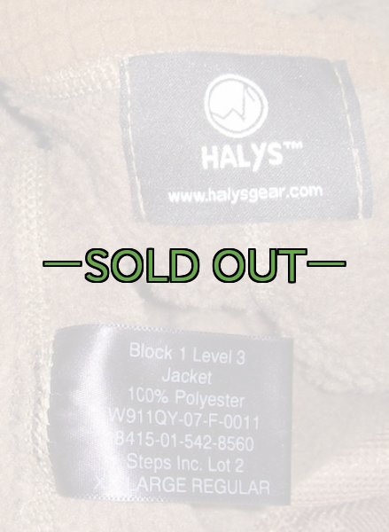 画像5: ポーラテックジャケット　L3　HALYS　コヨーテ系 (5)