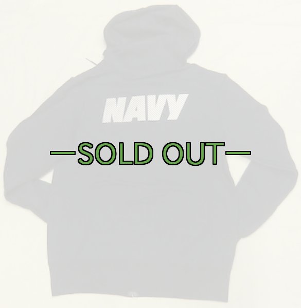 画像3: NAVY　スウェットパーカー　ジップアップ　リフレクター　PT (3)