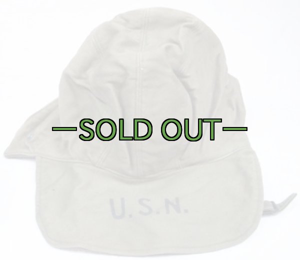 画像3: NAVY　N-1デッキキャップ　40〜50年代　OD (3)