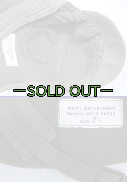 画像4: NAVY　N-1デッキキャップ　40〜50年代　OD (4)