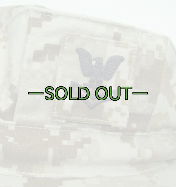 画像2: NWUキャップ　NAVY　階級付　TYPE2　デザート (2)