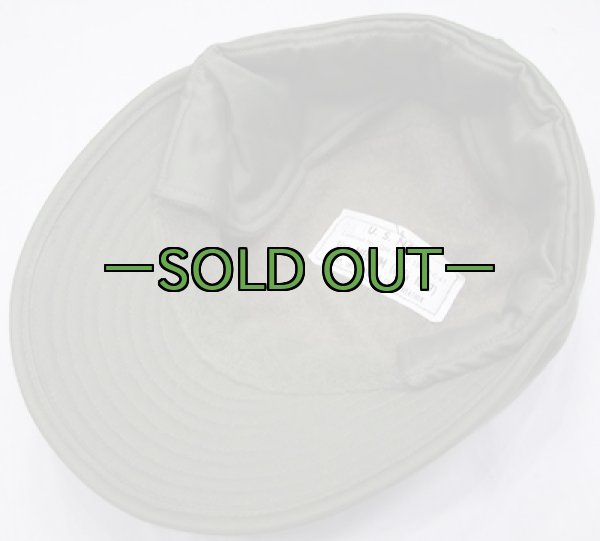 画像7: OD　NAVY防寒キャップ　60年代　USNステンシル (7)