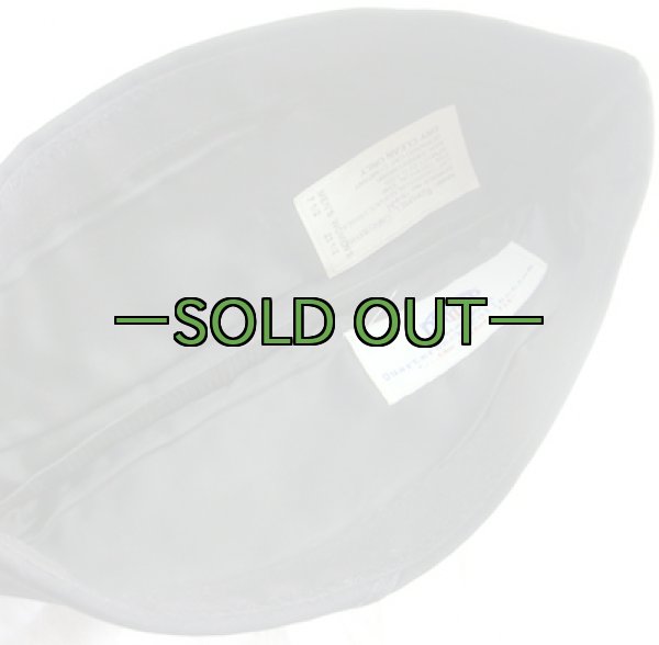 画像8: ギャリソンキャップ　NAVY　黒　NAVY　E-6階級バッチ付 (8)