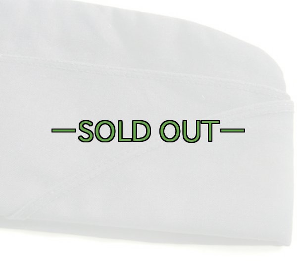 画像7: ギャリソンキャップ　NAVY　黒　NAVY　E-6階級バッチ付 (7)