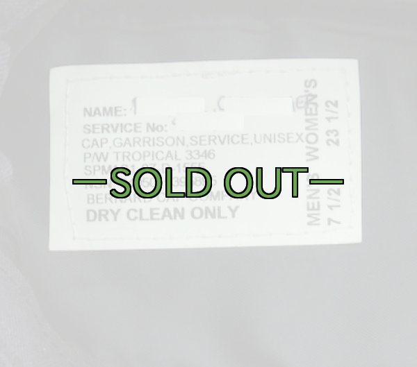 画像5: ギャリソンキャップ　NAVY　黒　NAVY　E-6階級バッチ付 (5)