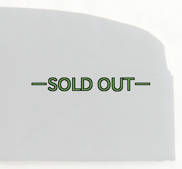 画像7: ギャリソンキャップ　NAVY　黒　NAVY　E-5階級バッチ付 (7)