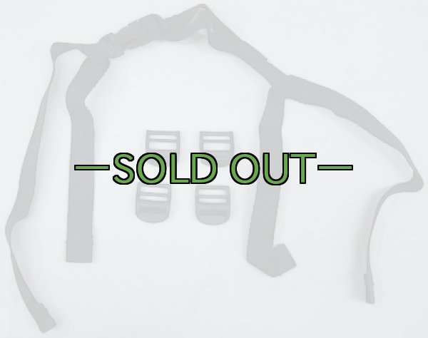 画像2: 4点チンストラップ　黒　MSA GALLET　交換用 (2)