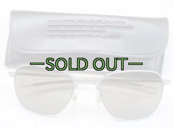 画像2: パイロット サングラス　マットシルバー　ランドルフ　90年代 (2)