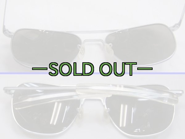 画像3: パイロット サングラス　マットシルバー　ランドルフ　90年代 (3)