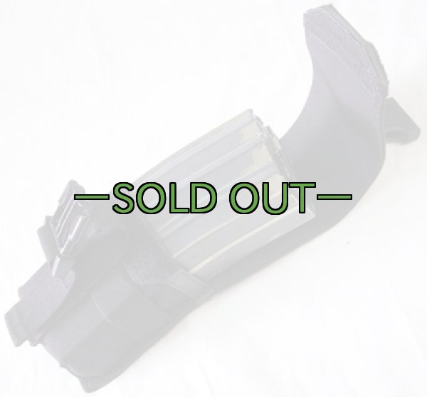 画像3: BHI　M4ダブルマグポーチ　黒 (3)