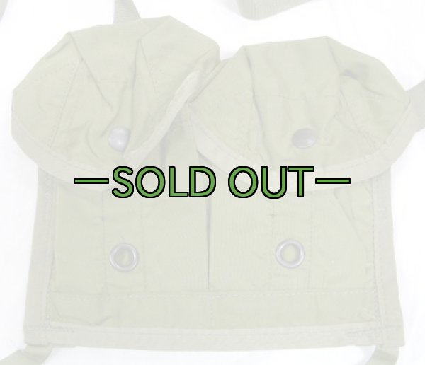 画像2: 詳細不明ショルダーポーチ　ナイロン　地雷 (2)