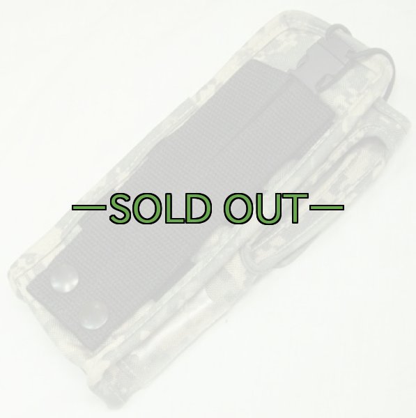 画像3: THALES ラジオポーチ　黒ストラップ　ACU (3)