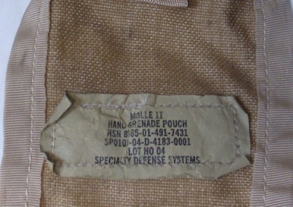 画像3: MOLLE ハンドグレネードポーチ　3C (3)
