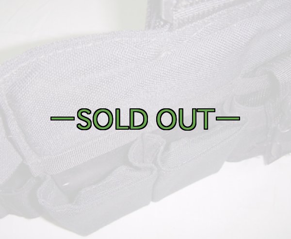 画像3: BHI M4マグ等 レッグポーチ　黒 (3)