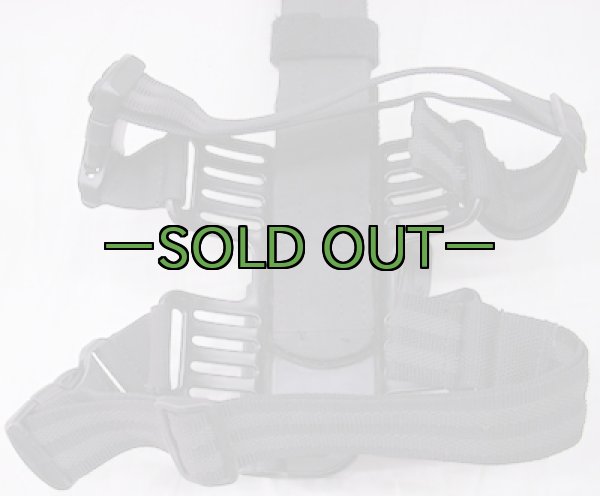 画像3: アンクルマイク　レッグホルスター　黒　右　ベレッタ (3)