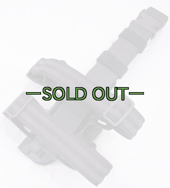 画像4: アンクルマイク　レッグホルスター　黒　右　ベレッタ (4)