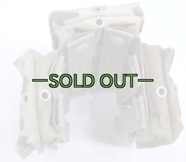 画像3: メーカー不明　3連×2　M4マグポーチ　マルチカム (3)