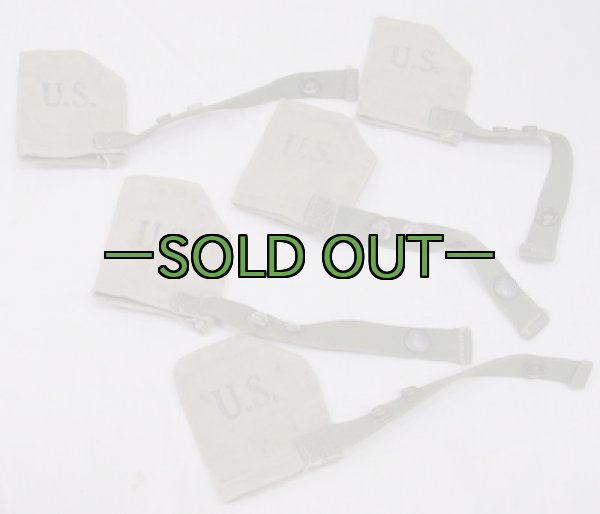 画像2: M1カービン、ガーランド　マズルカバー　40年代　ODストラップ (2)