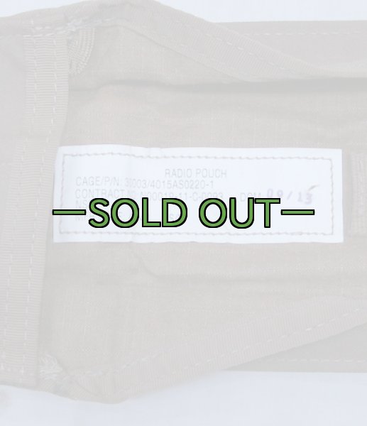 画像3: ヘリクルーベスト用ポーチ　ラジオポーチ　コヨーテ (3)