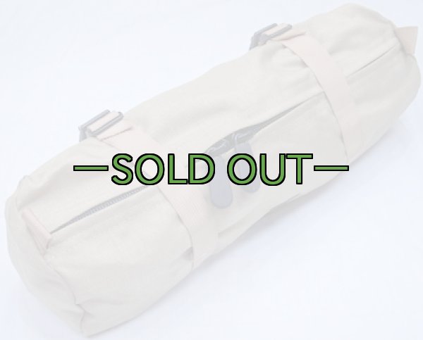 画像2: BHI横長ポーチ　ジッパー付　タン (2)