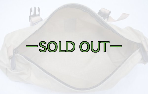 画像5: BHI横長ポーチ　ジッパー付　タン (5)