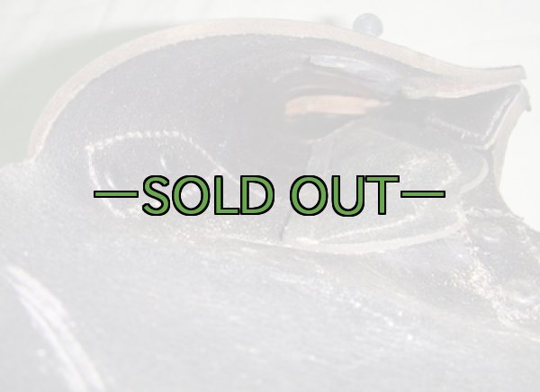 画像7: レザーホルスター　USN　ベレッタ用　黒　中古上　CATHEY (7)