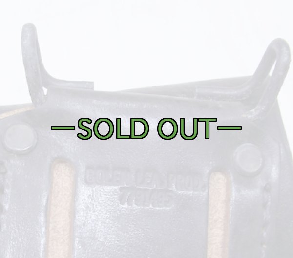 画像2: レザーホルスター　38口径リボルバー　右　黒　ワイヤーフック (2)