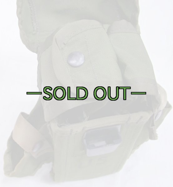 画像6: M16　30連マガジンポーチ　3本用　OD　中フタ付　70年代 (6)