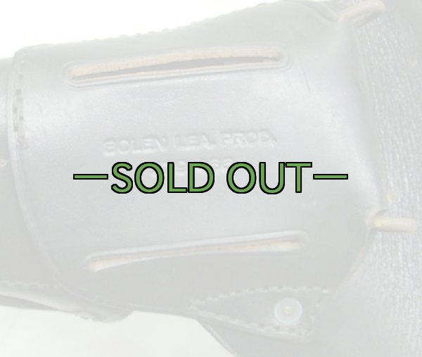 画像5: レザーホルスター　ガバメント用　黒　中古良品　BOLEN (5)