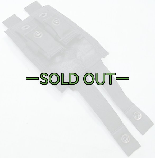 画像4: パラクレイト 9mmダブルマグポーチ？　黒 (4)