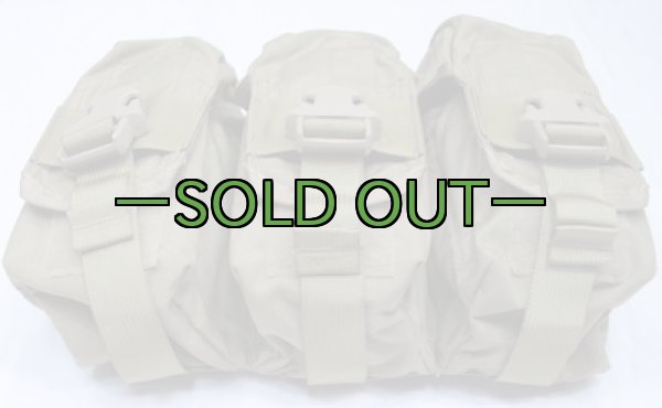 画像3: EAGLE　AK/M4　トリプル　3マグポーチ　薄手　カーキ V2 (3)