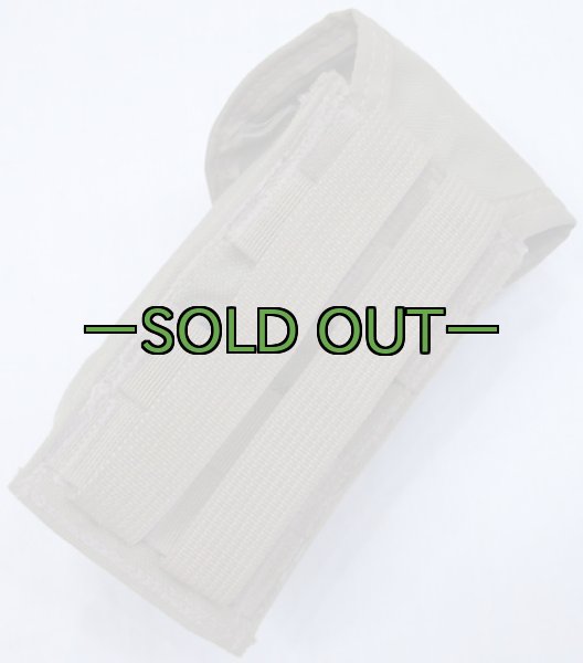 画像3: メーカー不明 フタパッド入りポーチ　コヨーテ (3)