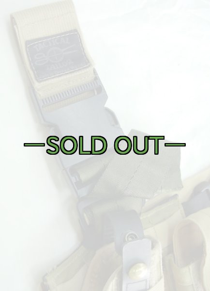 画像4: タクティカルティラー　レッグホルスター＆ポーチ　デザート系 (4)